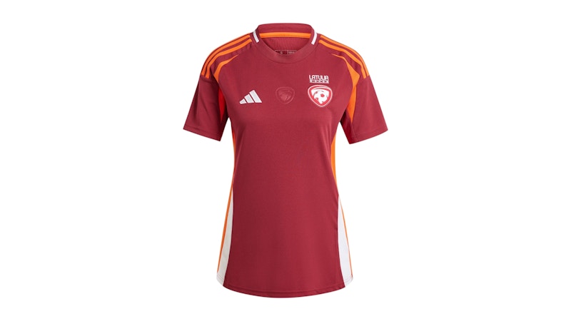 adidas Latvia 24 Home Jersey Team Coll Burgundy