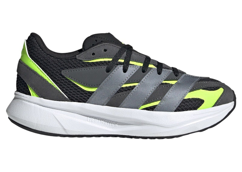 adidas Lightblaze Core Black Iron Metallic Lucid Lemon (GS)