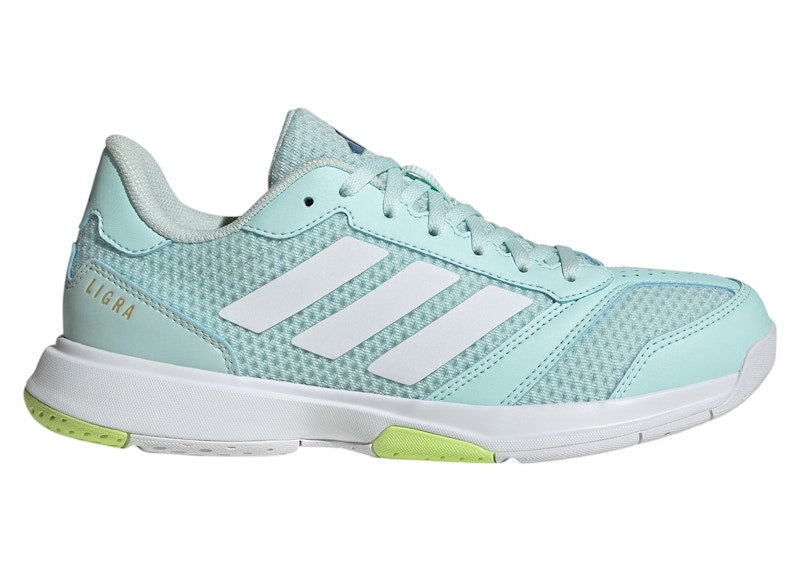 adidas Ligra 8 Indoor Halo Mint Hi-Res Yellow (Women's)