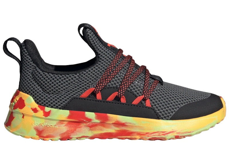 adidas Lite Racer Adapt 5.0 Grey Core Black Bright Red (GS)