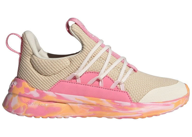 adidas Lite Racer Adapt 5.0 Wonder White Crystal Sand Bliss Pink (GS)