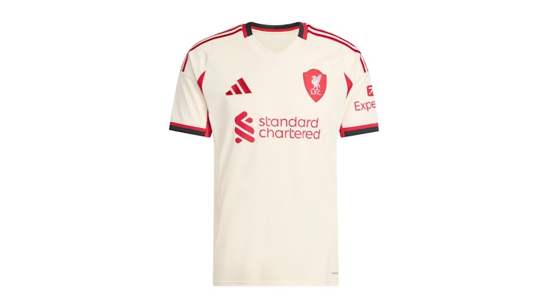 adidas Liverpool FC 25/26 Away Jersey Wonder White