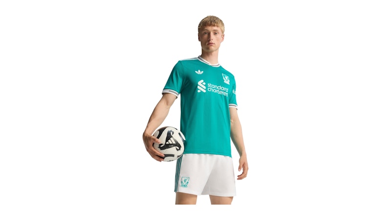 adidas Liverpool FC 25/26 Third Authentic Jersey Sea Green