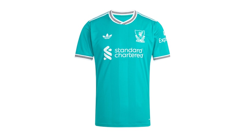 adidas Liverpool FC 25/26 Third Jersey Sea Green Soccr-Lvp-42u