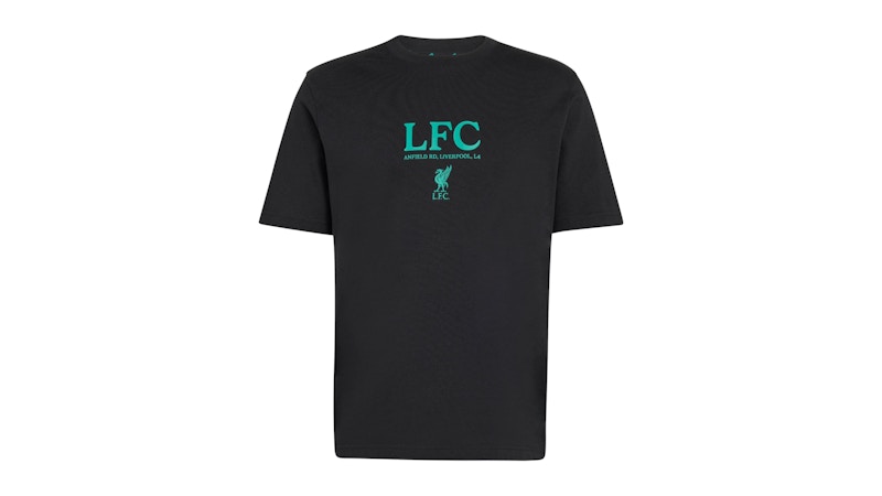 adidas Liverpool FC Seasonal Graphic T-Shirt Black