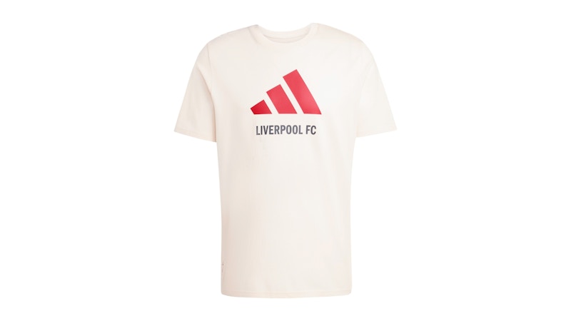 adidas Liverpool FC Seasonal Graphic Tee Wonder White