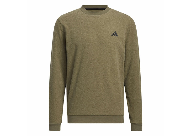 adidas Long Sleeve Crew Sweatshirt Olive Strata