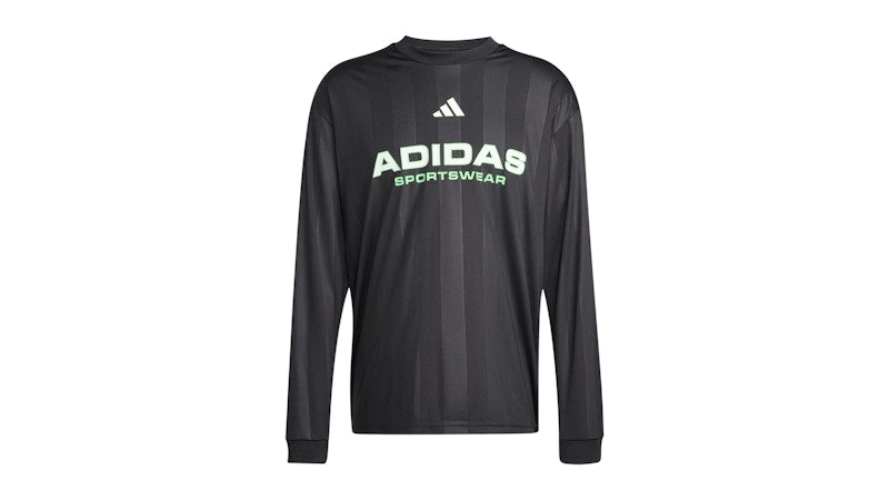 adidas Long Sleeve Jacquard Jersey Black