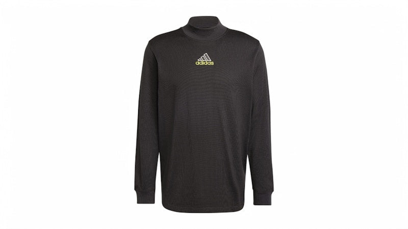 adidas Long Sleeve Mock Neck Q1 Long-Sleeve Top Black