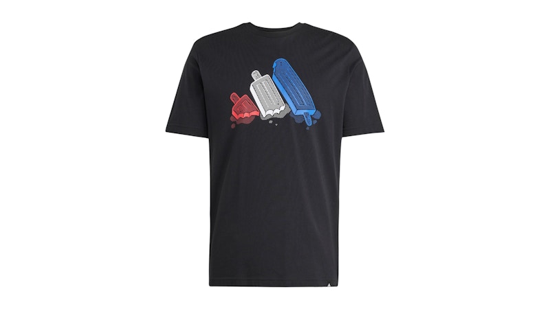 adidas Lounge Ice Graphic T-Shirt Black