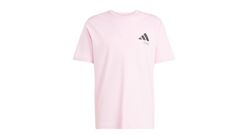 adidas Lounge Verbiage Friends Of Graphic Tee True Pink