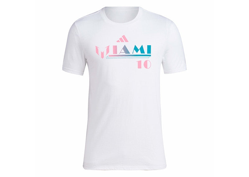 adidas MIAMI Graphic Tee White
