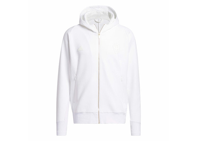 adidas Mahomes Adidas Z.N.E. Premium Full-Zip Sweatshirt White