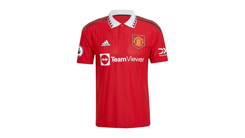 adidas Manchester United 2022/23 Home Authentic Blank Jersey Red