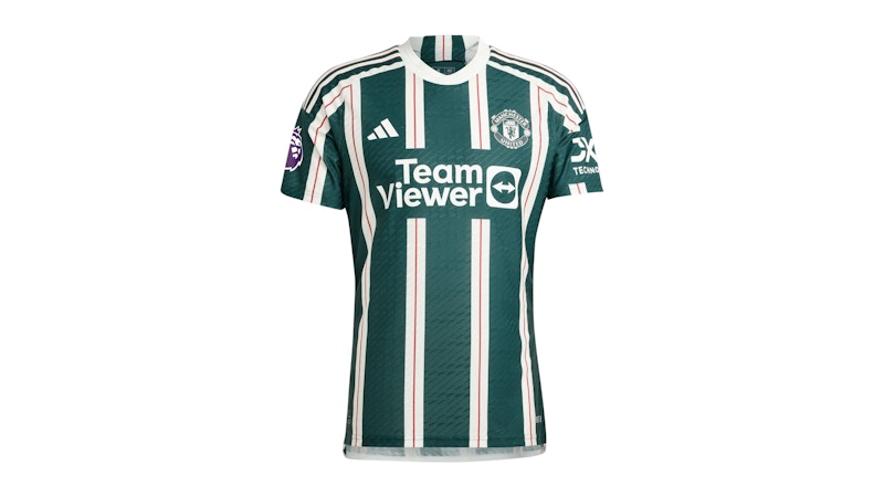 adidas Manchester United 2023/24 Away Authentic Jersey Green