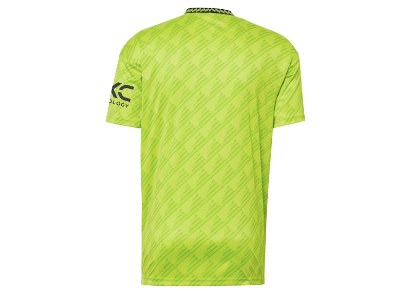 adidas Manchester United 22/23 Third Jersey Semi Solar Slime