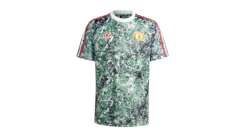 adidas Manchester United x Stone Roses Icon Jersey (2023-24) Green/Multicolor