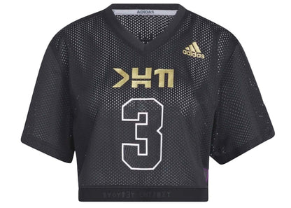 adidas Marvel Black Panther Crop Top Black