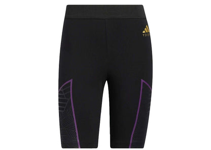 adidas Marvel Black Panther Graphic Bike Shorts Black