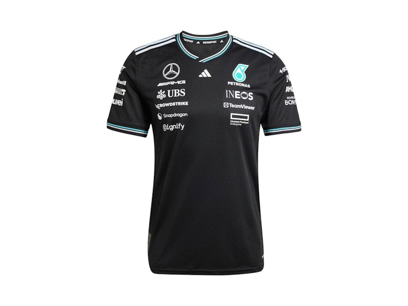 adidas Mercedes AMG Petronas Formula One Team Driver Authentic Jersey Black/White