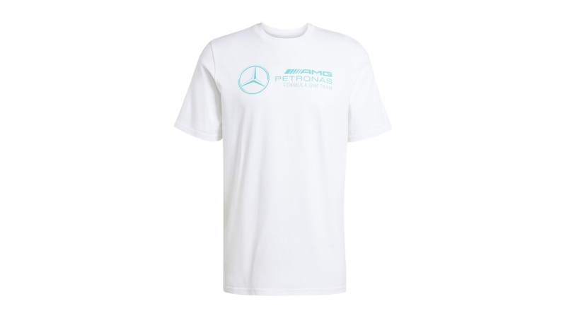 adidas Mercedes AMG Petronas Formula Team Dna Graphic T-Shirt White/Semi Mint Rush