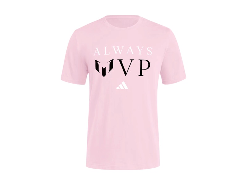 adidas Messi MLS MVP Winner Graphic Tee True Pink