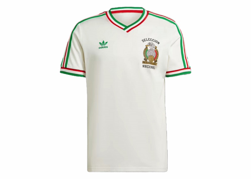 adidas Mexico 1985 Away Jersey (Asia Sizing) Cloud White