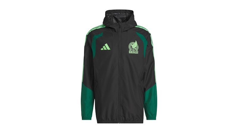 adidas Mexico 2026 Tiro All Weather Jacket Black