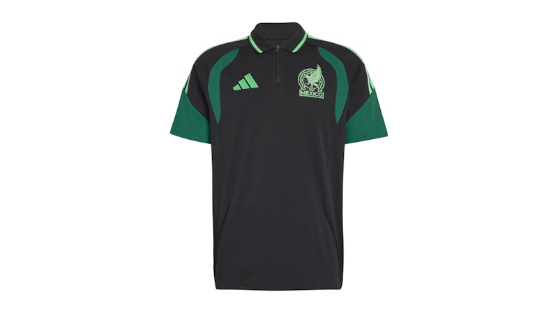 adidas Mexico 2026 Tiro Polo Shirt Black