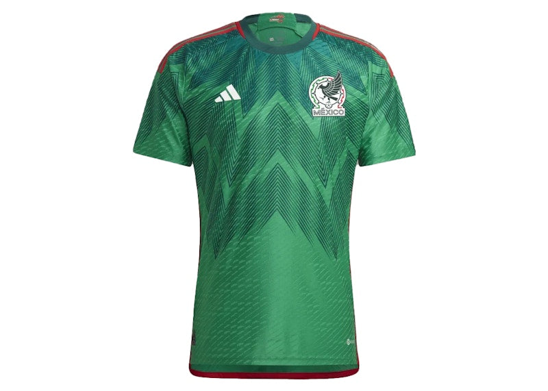 adidas Mexico 22 Home Authentic Jersey Vivid Green/Collegiate Green