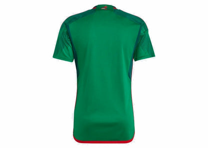 adidas Mexico 22 Home Soccer Jersey Vivid Green/Collegiate Green