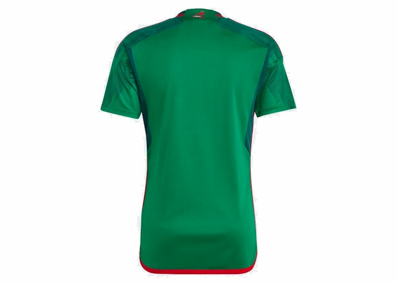 adidas Mexico 22 Home Soccer Jersey Vivid Green/Collegiate Green