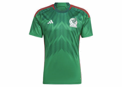adidas Mexico 22 Home Soccer Jersey Vivid Green/Collegiate Green