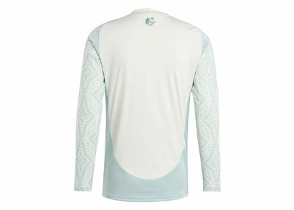 adidas Mexico 24 Long Sleeve Away Jersey Linen Green