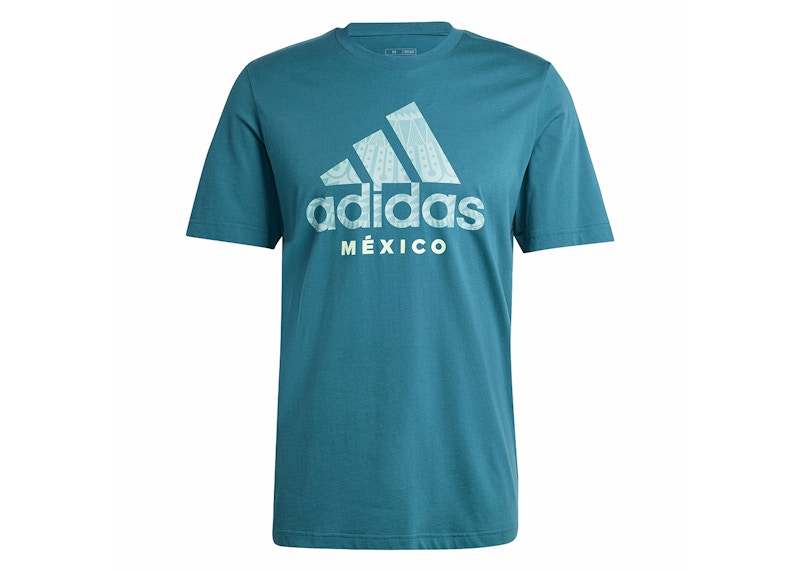 adidas Mexico DNA Graphic Tee Mystery Green