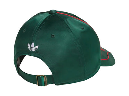 adidas Mexico Satin Terrace 6-Panel Team Dark Green/Scarlet/White