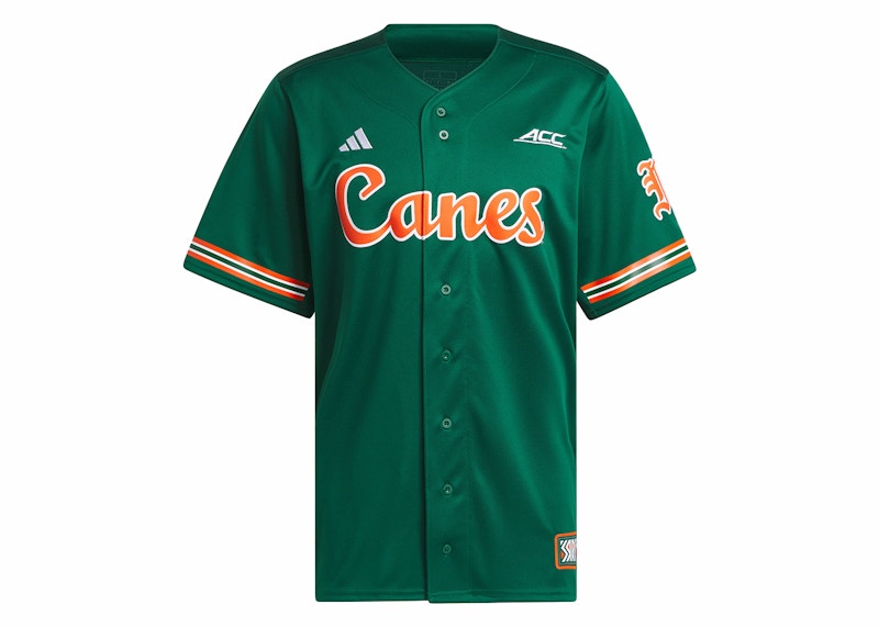 adidas Miami Reverse Retro Replica Baseball Jersey Dark Green