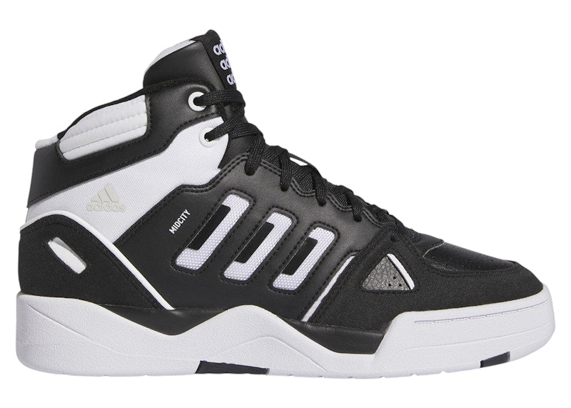 adidas Midcity Mid Core Black Cloud White Crystal White