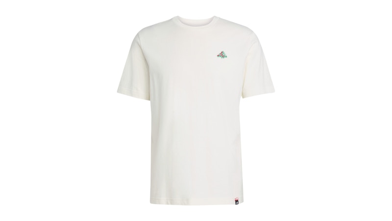 adidas Mini Pizza Graphic T-Shirt Off White
