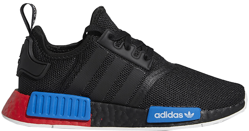 adidas NMD R1 Black Red Blue (GS)
