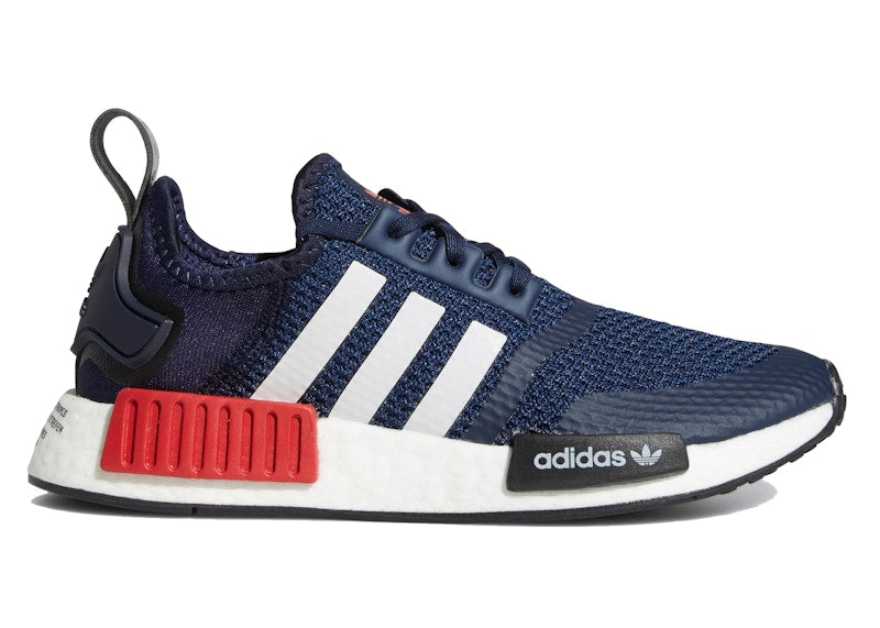 adidas NMD R1 Collegiate Navy Scarlet (GS)