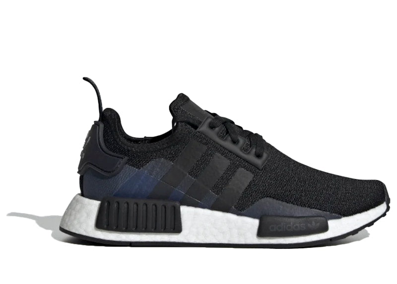 adidas NMD R1 Core Black Royal Blue (GS)