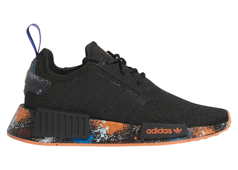 adidas NMD R1 Core Black Semi Lucid Blue Hazy Copper (GS)
