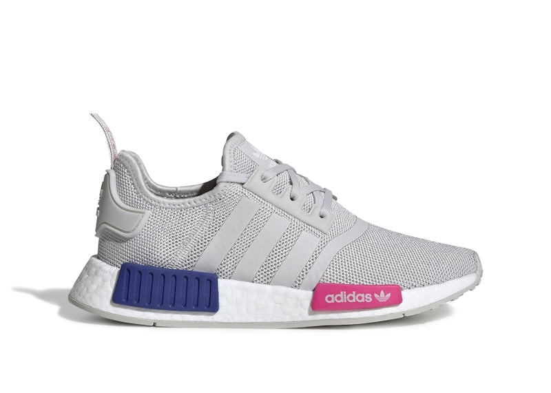 adidas NMD R1 Grey One Grey One Shock Pink (GS)