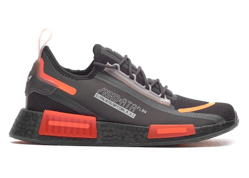 adidas NMD R1 Spectoo Black Team Solar Orange
