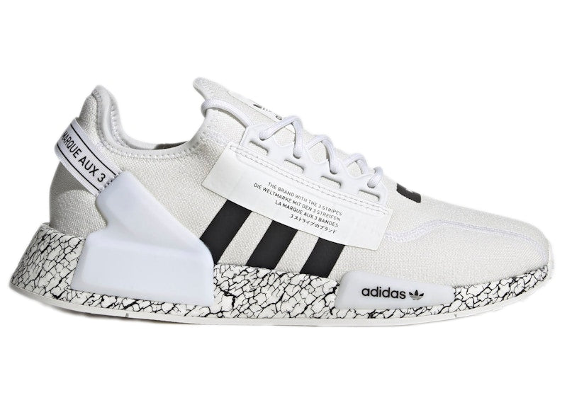 adidas NMD R1 V2 Crackled White Black