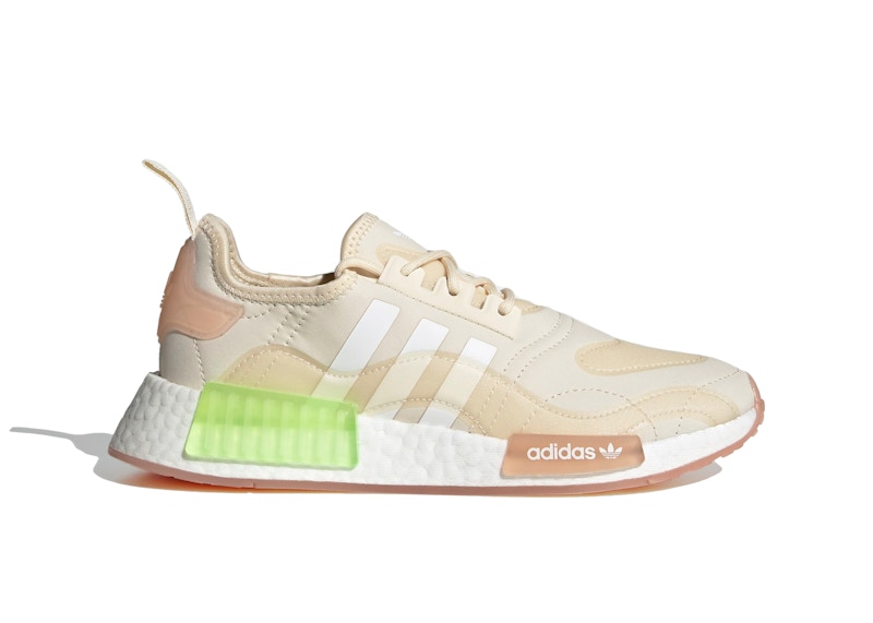 adidas NMD R1 Wonder White Signal Green (Women's)