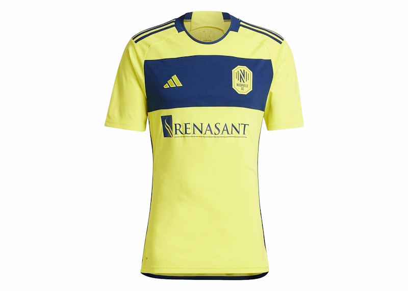 adidas Nashville Sc 24/25 Home Jersey Shock Yellow/Team Navy Blue