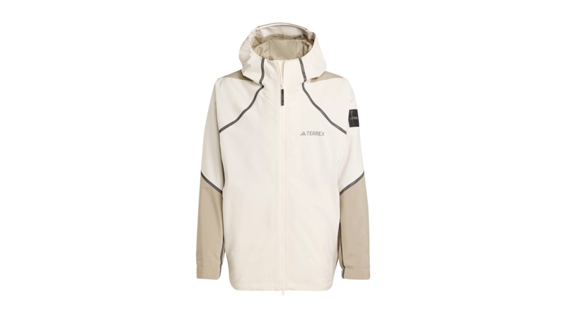 adidas Nat Geo Climaproof Rain Jacket Alumina Silver Pebble