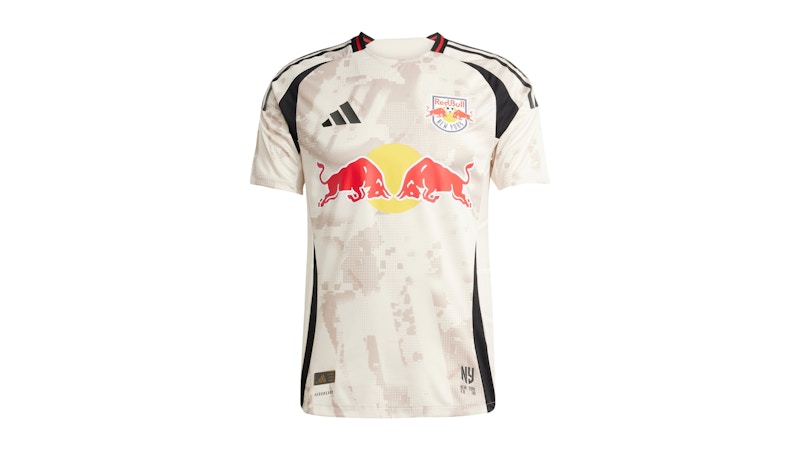 adidas New York Bulls 25/26 Away Authentic Jersey Halo Ivory